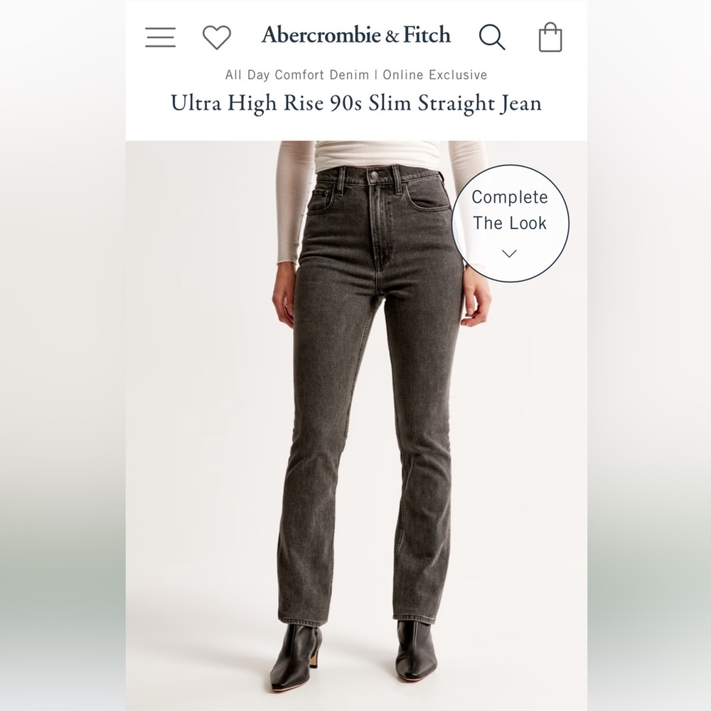 Ultra High Rise 90s Slim Straight Jean